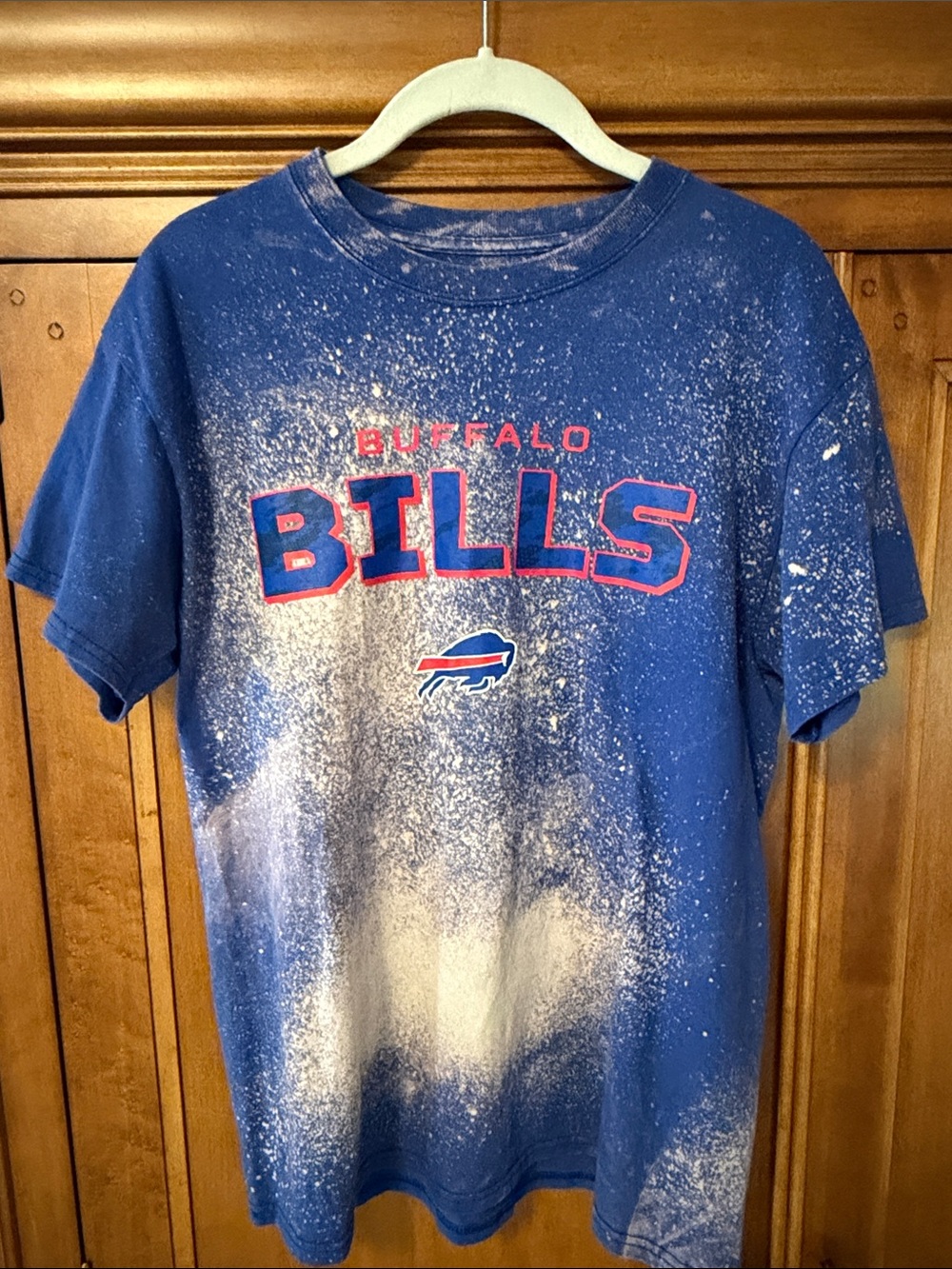 NFL Team Apparel Blue White Tag T-Shirt